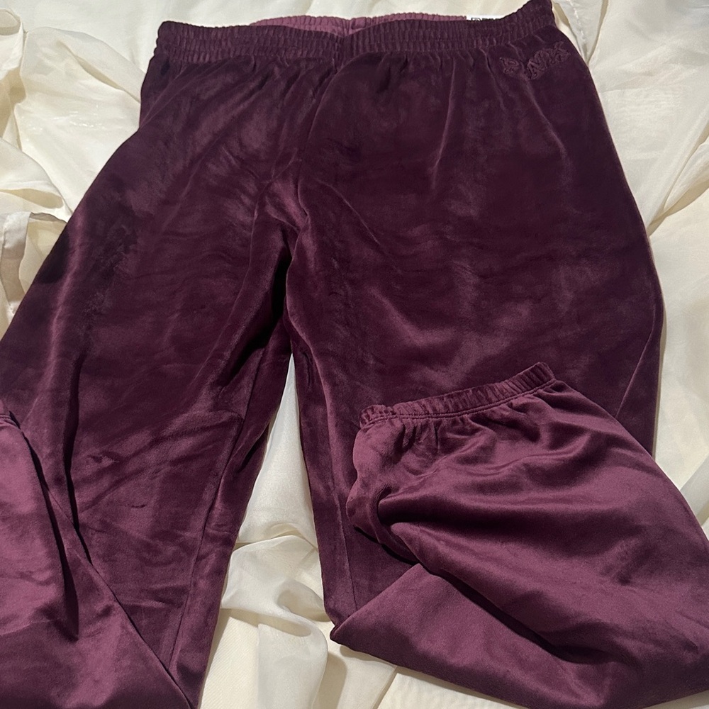 VS PINK Maroon Track Pants